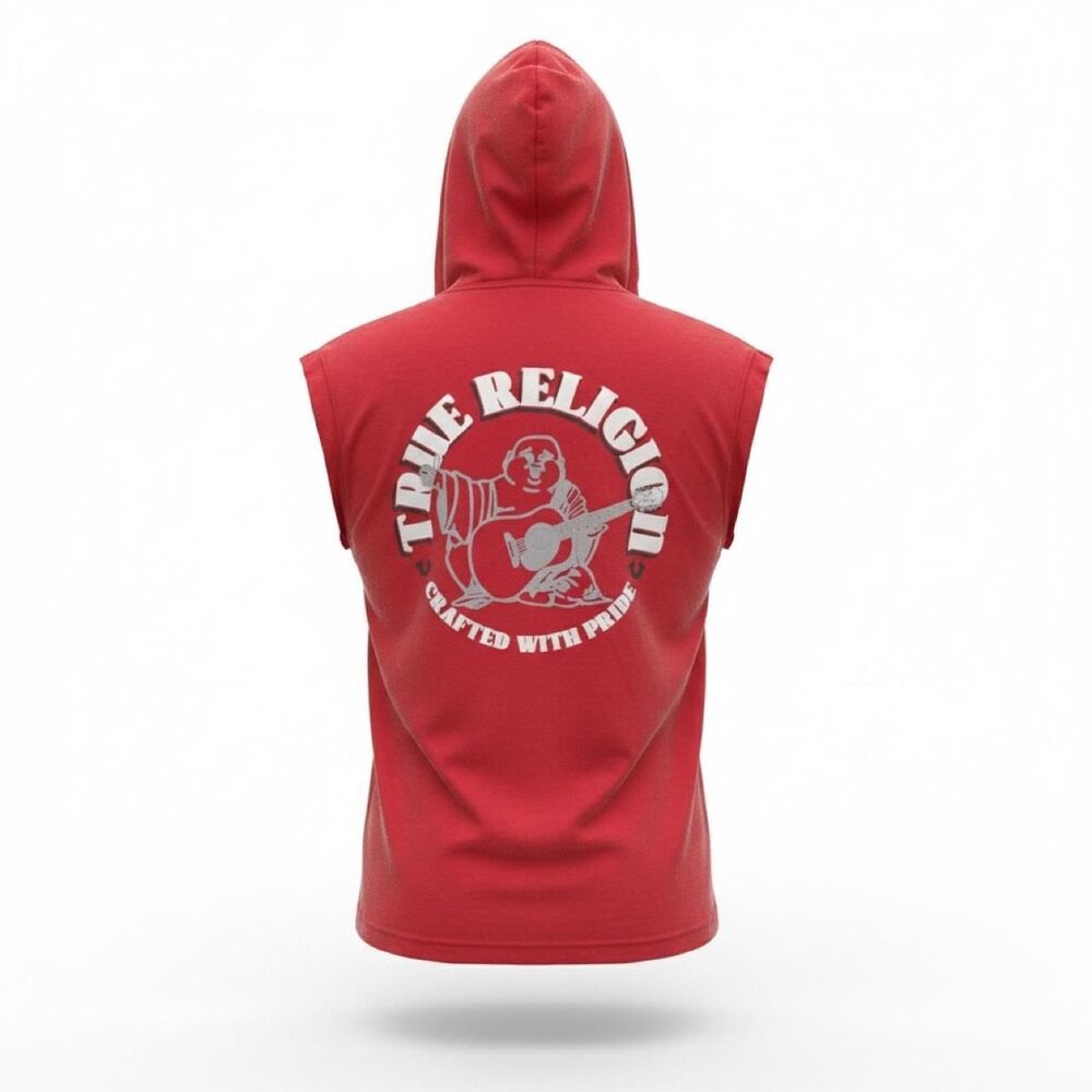 True-religion Men's Red Hoodie
